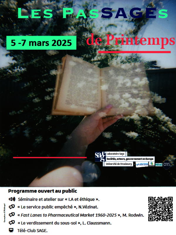 Affiches des Pasages de mars 2025