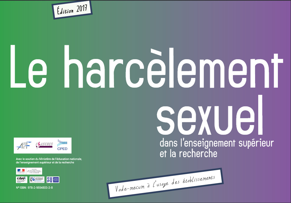 Vademecum Harcélement sexuel ESR 2017